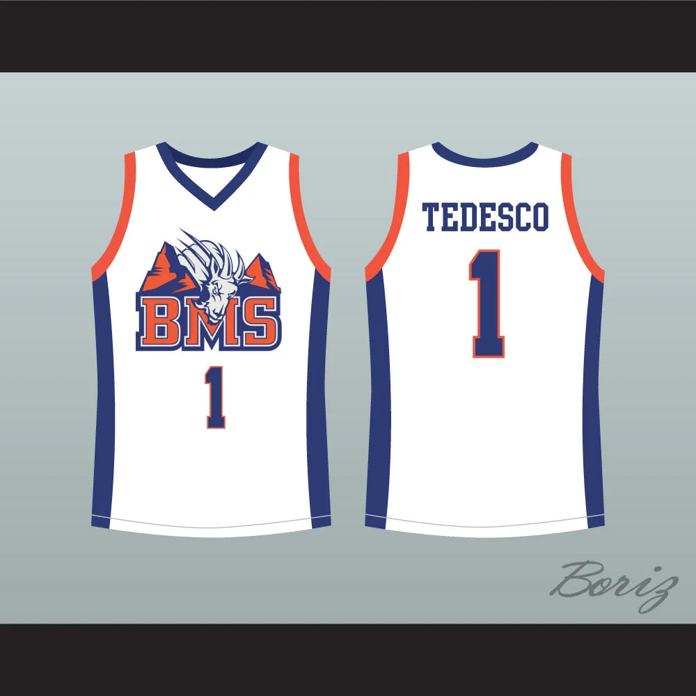 Harmon Tedesco 1 Blue Mountain State Goats Basketball Jersey