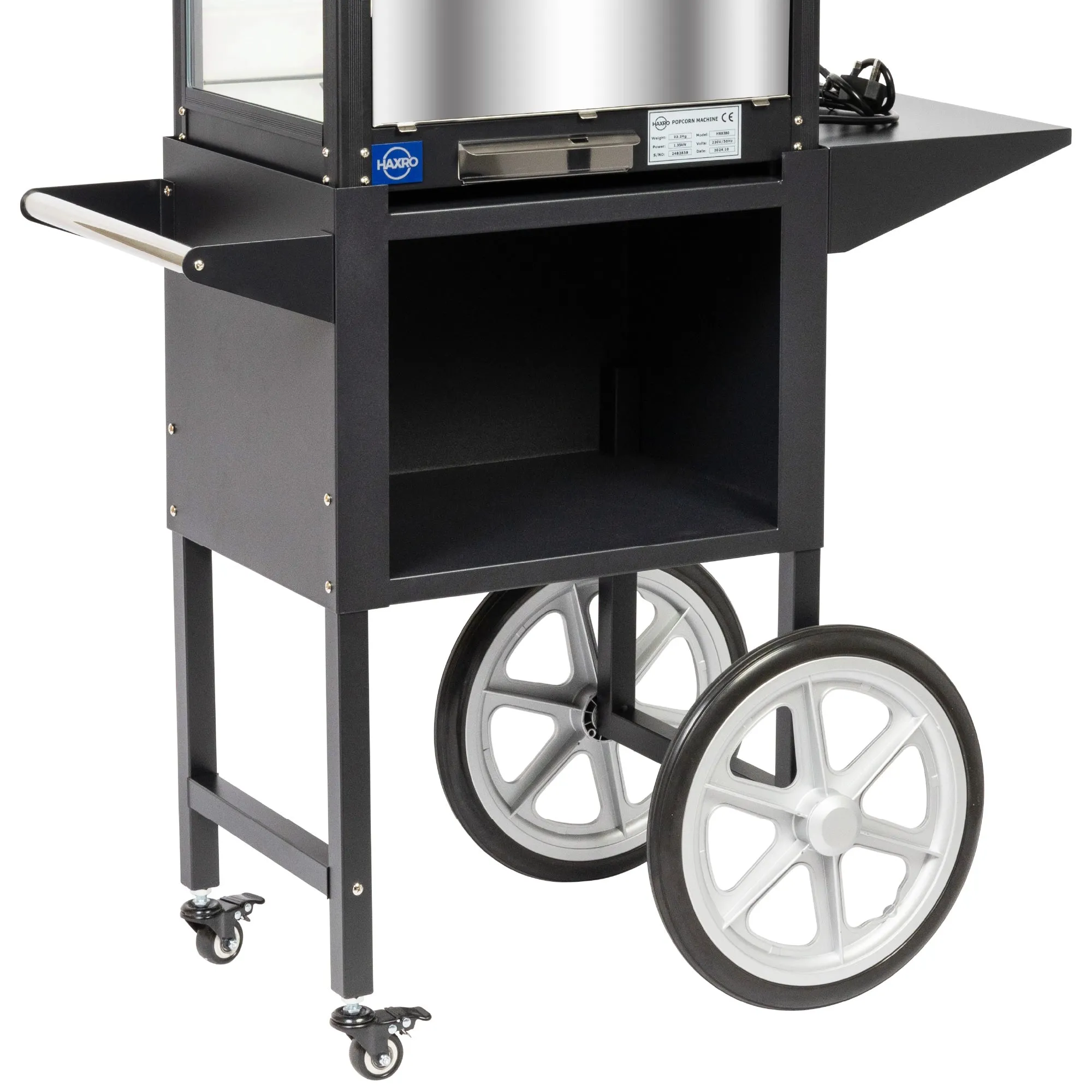 Haxro Popcorn Cart 8oz- Black for (Hx8380)