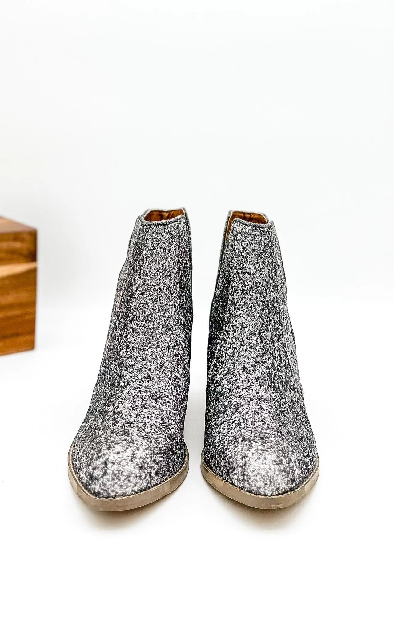 Hazel Blues® |  Fiera Booties in Pewter