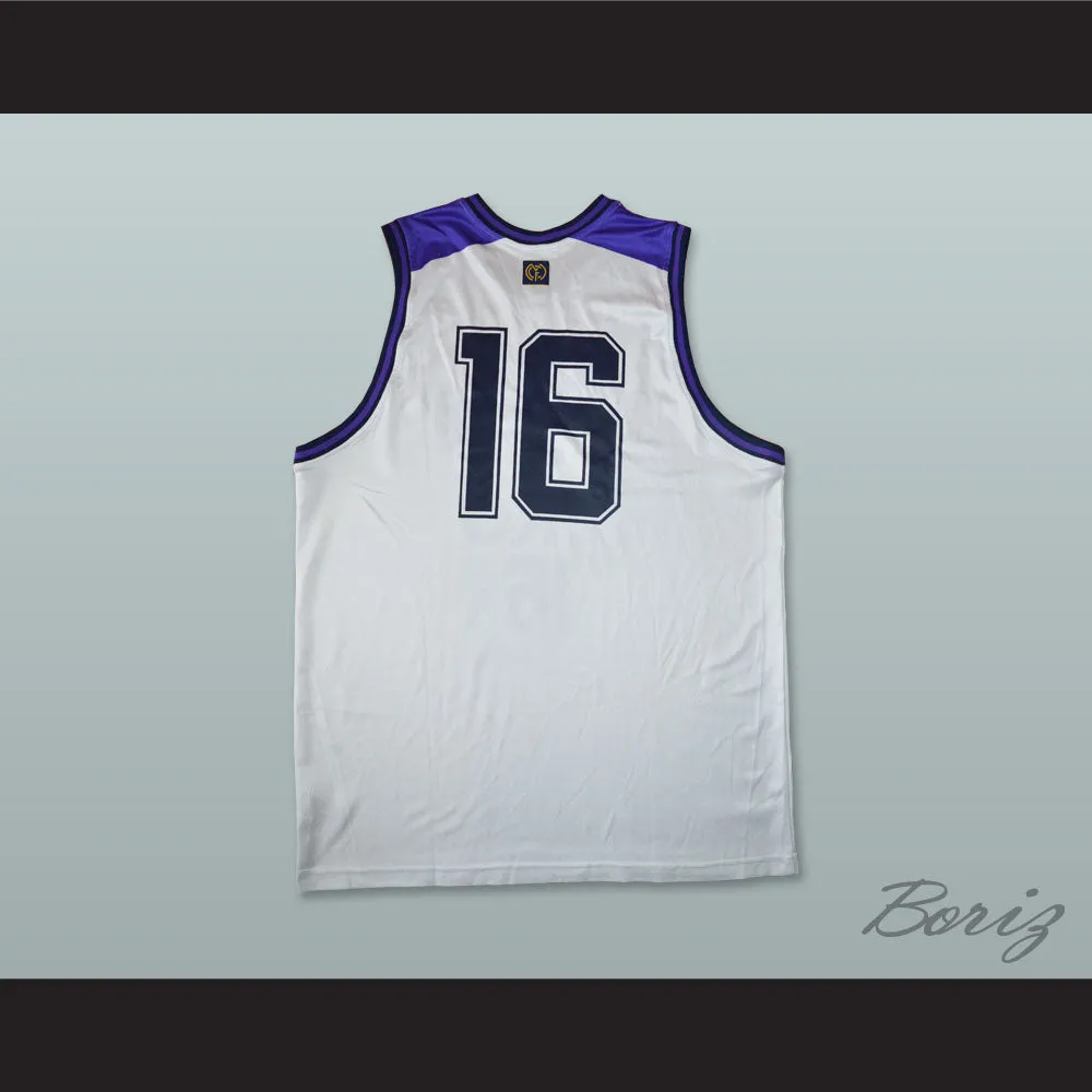Hector Garcia 16 Real Madrid Basketball Jersey