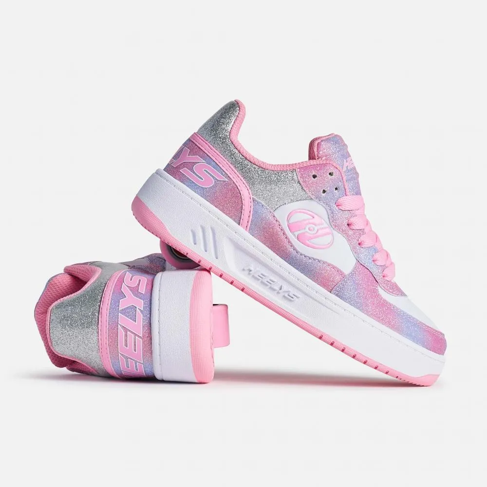 Heelys Rezerve Low Shoes - Light Pink / White / Rainbow