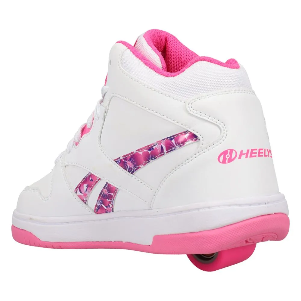 Heelys X Reebok BB4500 Mid Shoes - White / Atomic Pink