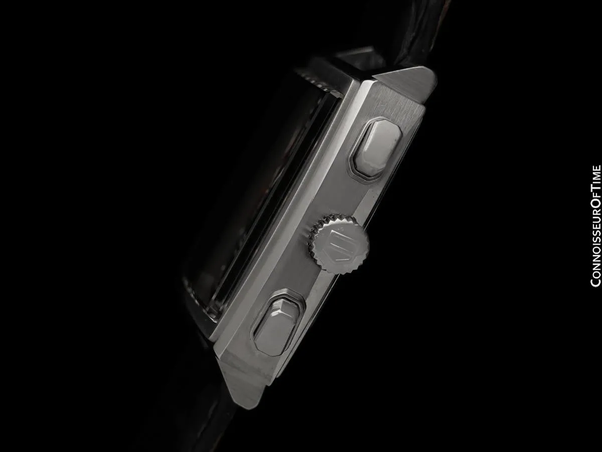 Heuer Monaco "Steve Mcqueen" Automatic Chronograph Mens Stainless Steel CAW2111 Watch - Papers & Boxes