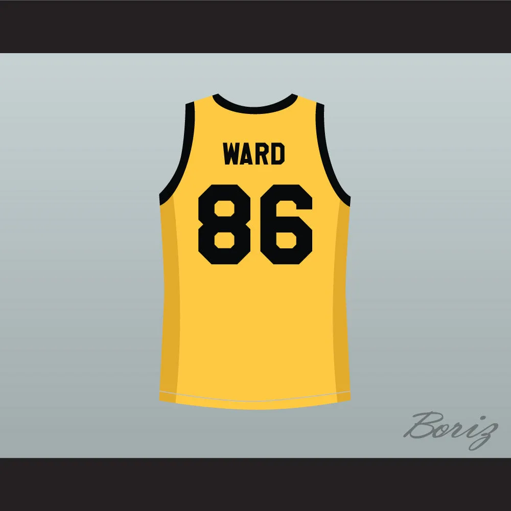 Hines Ward 86 Gotham Rogues Yellow Basketball Jersey