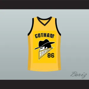 Hines Ward 86 Gotham Rogues Yellow Basketball Jersey