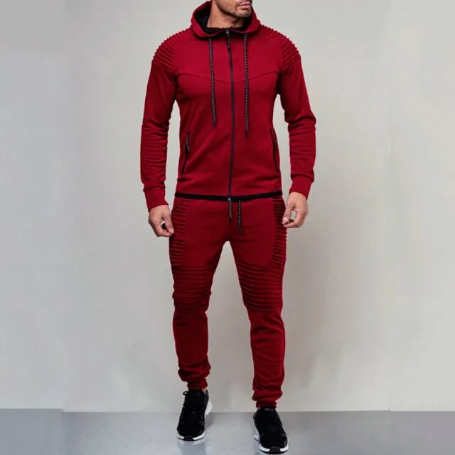 Hirigin 2 pieces Autumn Running tracksuit men Sweatshirt Sports Set Gym Clothes Men Sport Suit Training Suit Sport Wear hot