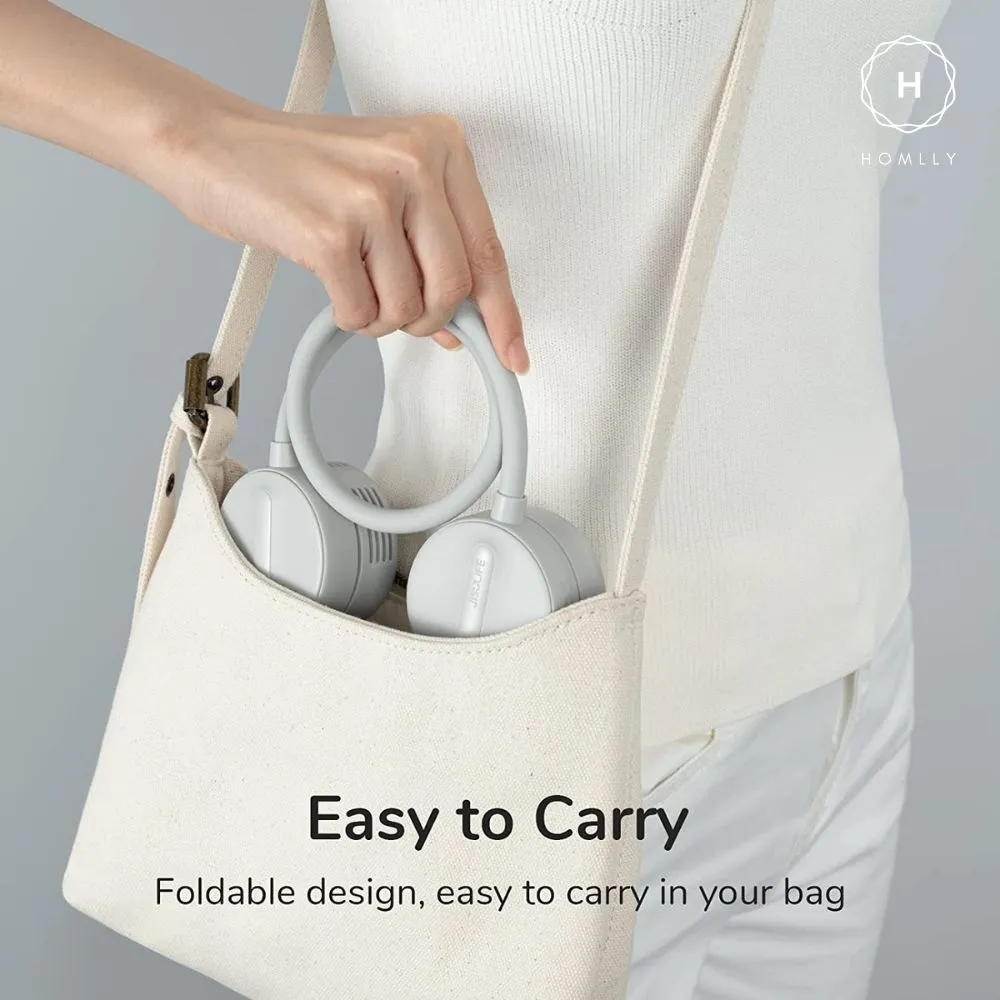 Homlly  360°Adjustable Bladeless Lightweight Portable Neck Fan