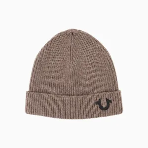Horseshoe Badge Watch Beanie