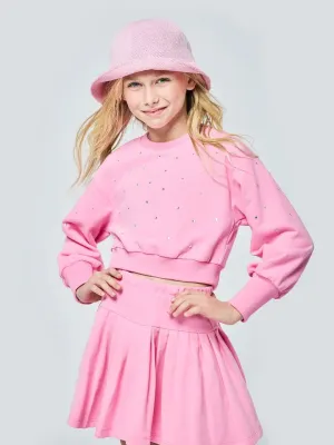 Hot Pink Pleated Skirt..
