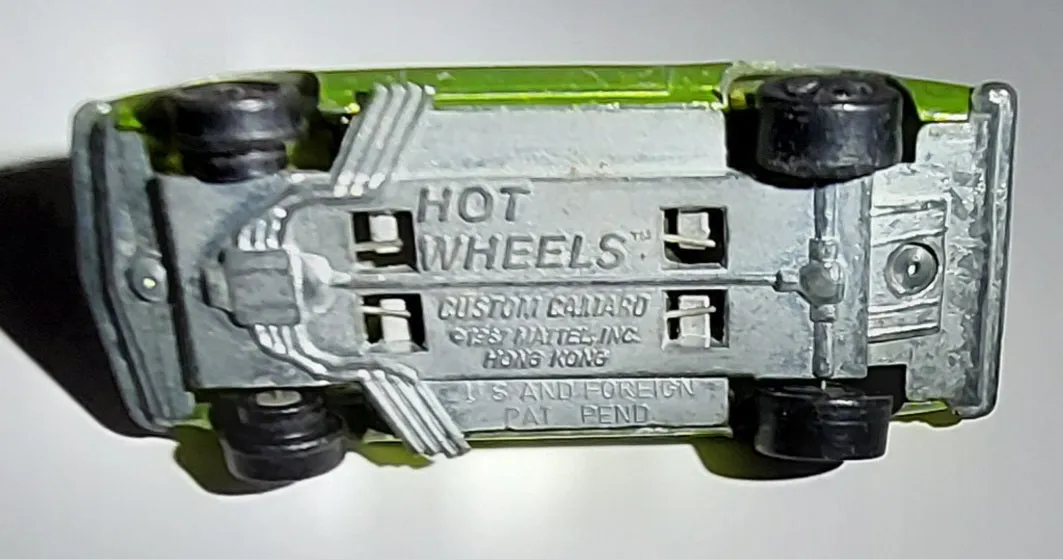 HOT WHEEL 1967 1st RELEASE GREEN W/BLACK TOP CUSTOM CAMARO