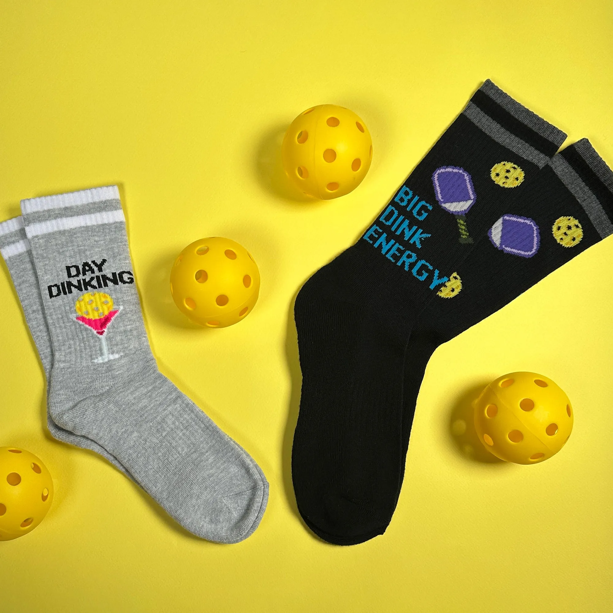 HOTSOX Men's Big Dink Energy Active Crew Sock