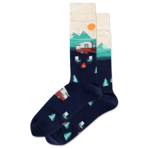 HOTSOX Men's Camper Scene Crew Socks