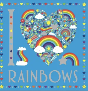 I Heart Rainbow Colouring