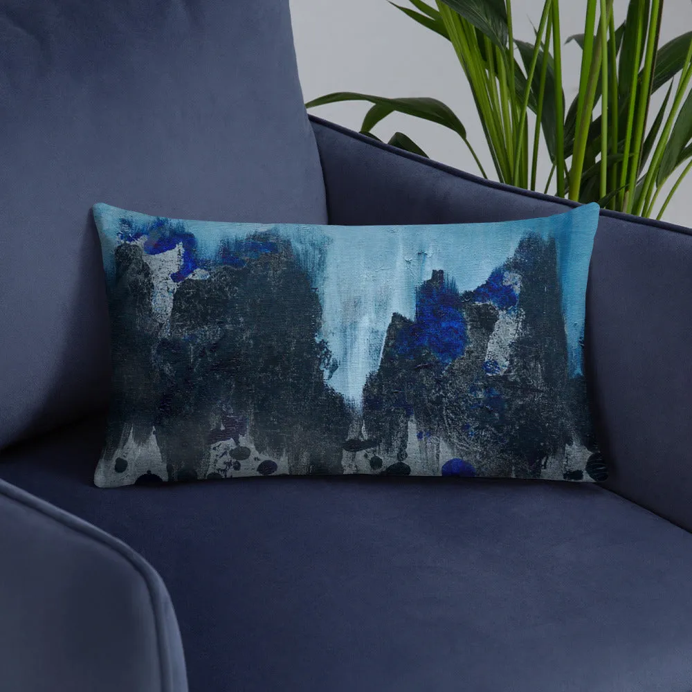 Ice Blue Basic Pillow