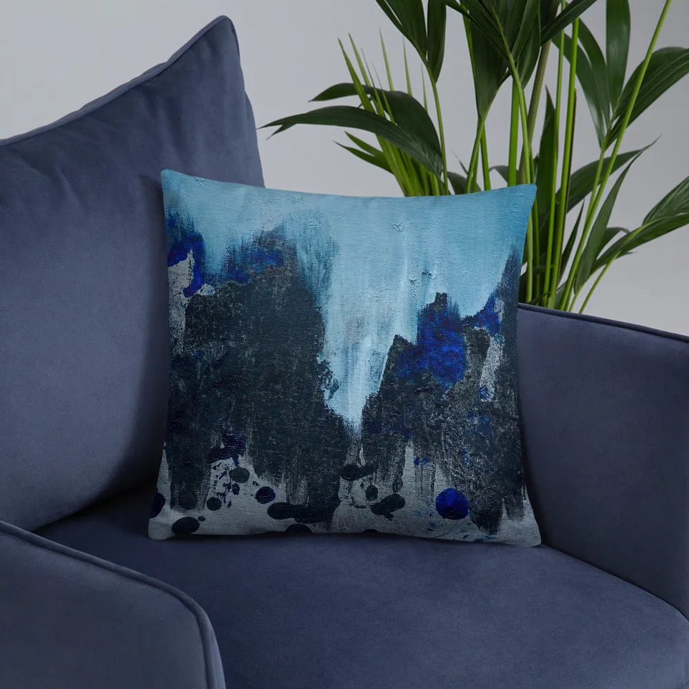 Ice Blue Basic Pillow