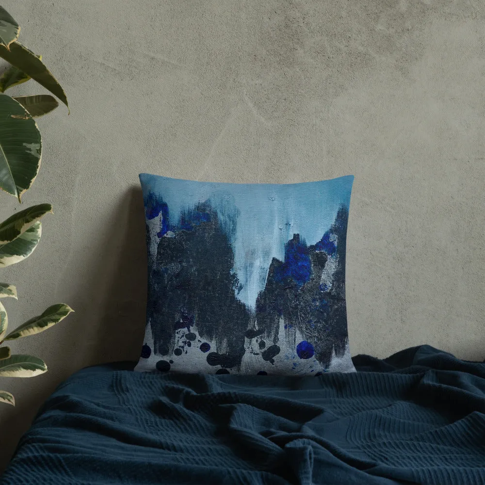 Ice Blue Basic Pillow