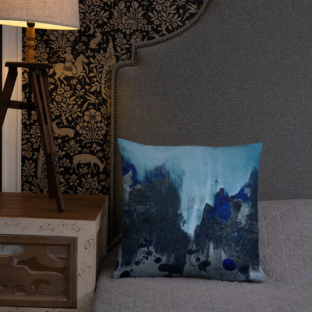Ice Blue Basic Pillow