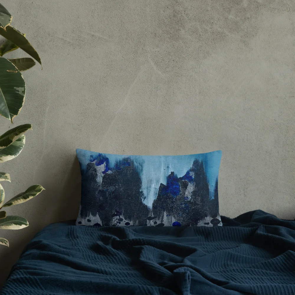 Ice Blue Basic Pillow