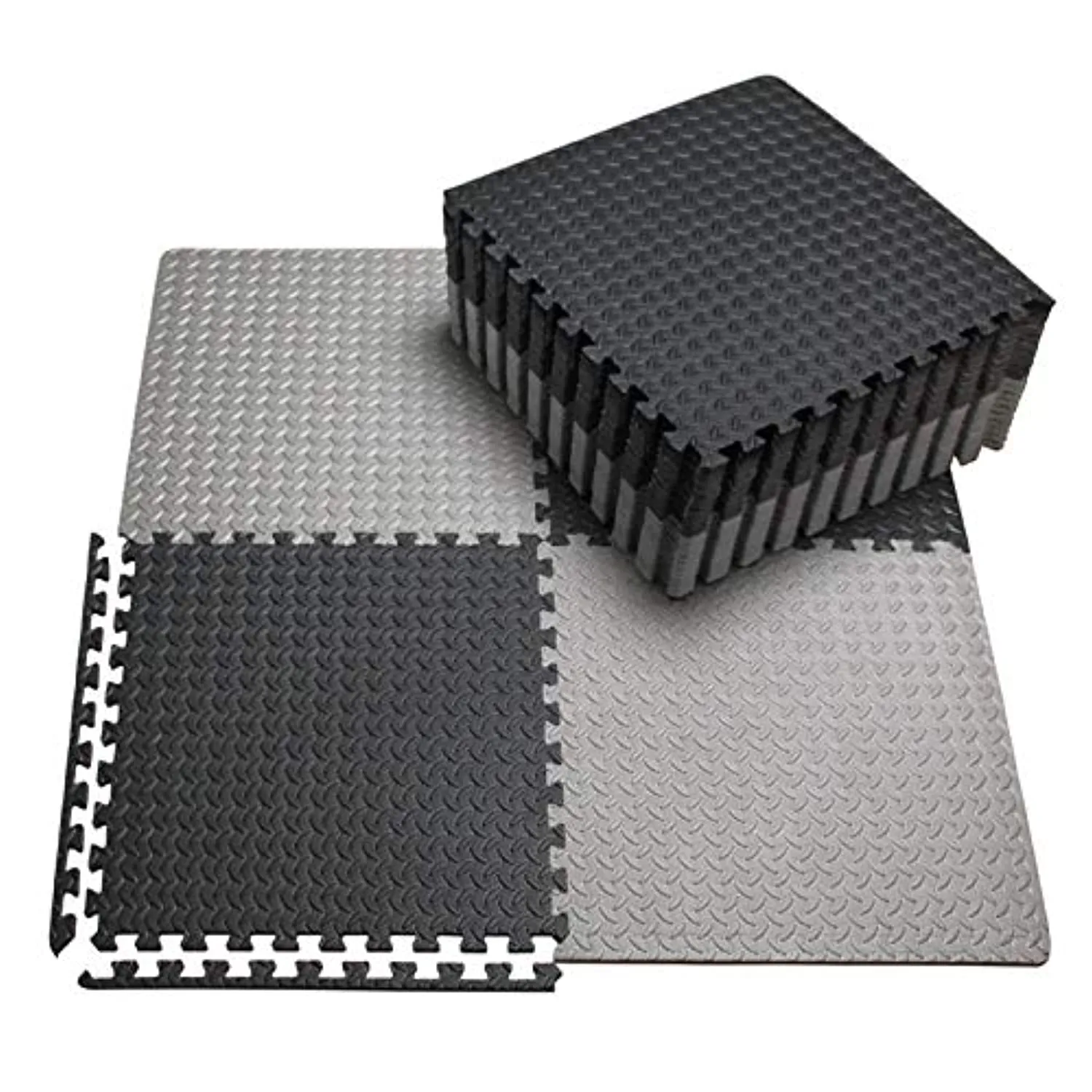 innhom 12/24/48 Tiles Gym Flooring Gym Mats Exercise Mat for Floor Workout Mat Foam Floor Tiles for Home Gym Equipment Garage