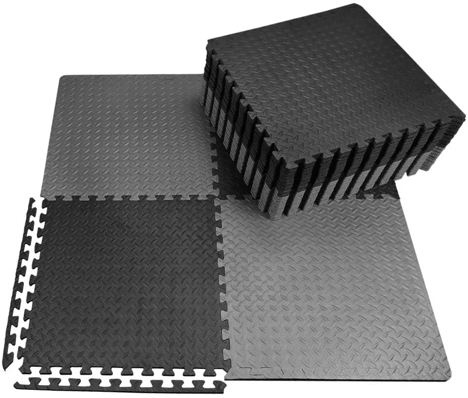 innhom 12/24/48 Tiles Gym Flooring Gym Mats Exercise Mat for Floor Workout Mat Foam Floor Tiles for Home Gym Equipment Garage