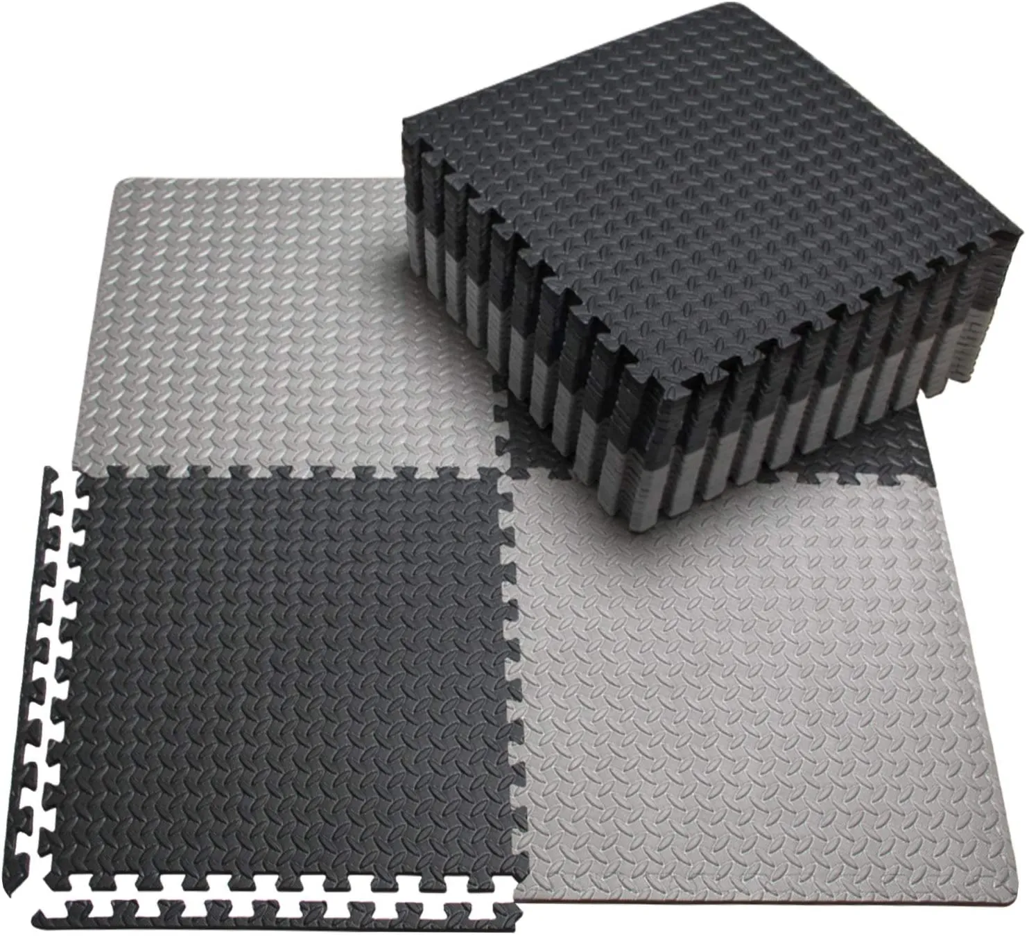 innhom 12/24/48 Tiles Gym Flooring Gym Mats Exercise Mat for Floor Workout Mat Foam Floor Tiles for Home Gym Equipment Garage