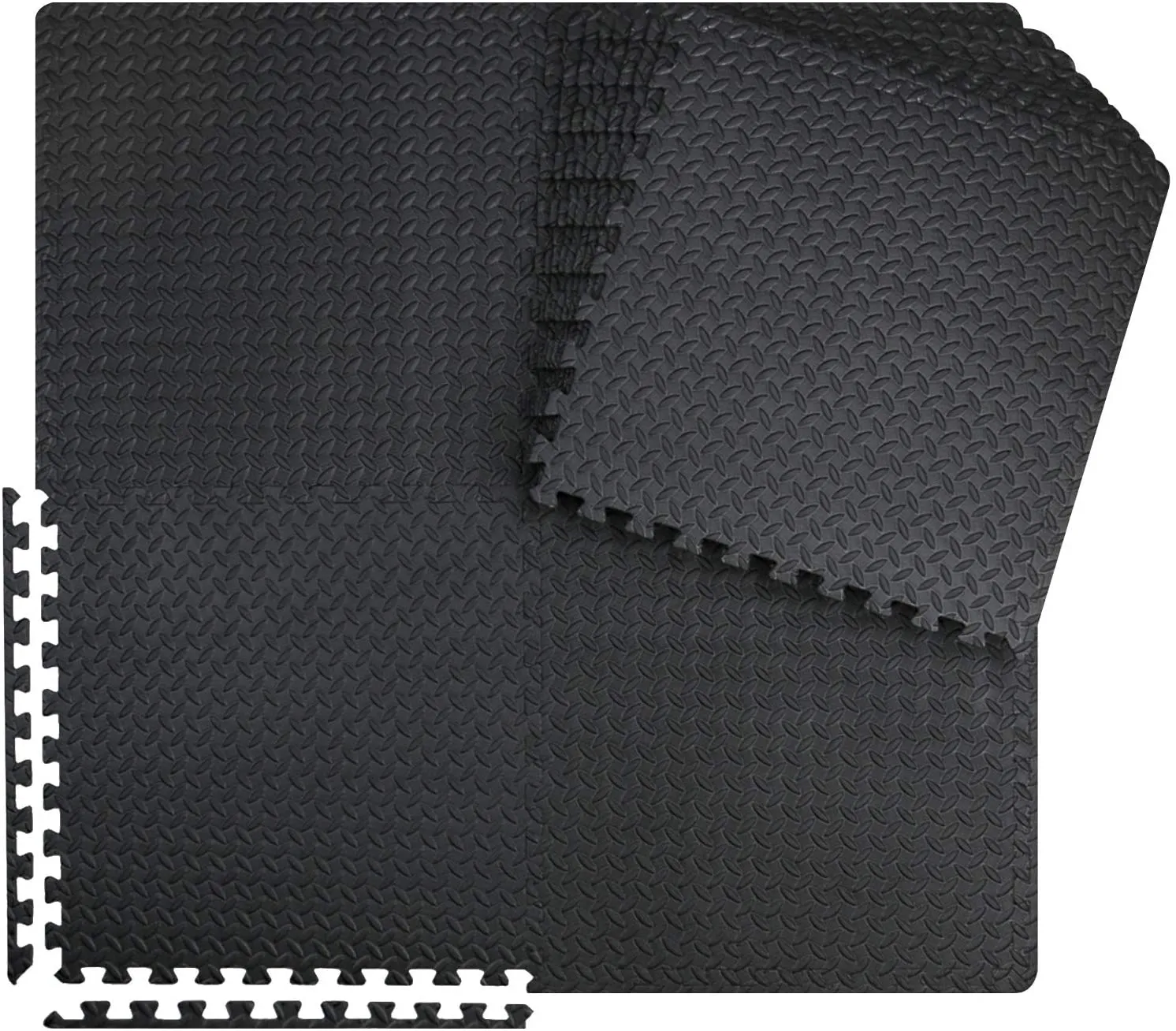 innhom 12/24/48 Tiles Gym Flooring Gym Mats Exercise Mat for Floor Workout Mat Foam Floor Tiles for Home Gym Equipment Garage
