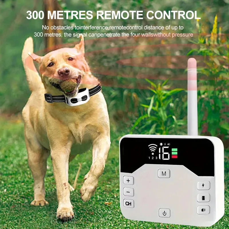 Innovative 2-in-1 Wireless Fence & Training Collar – Protect and Train Your Dog