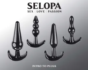 Intro to Plugs Anal Training Kit - Black