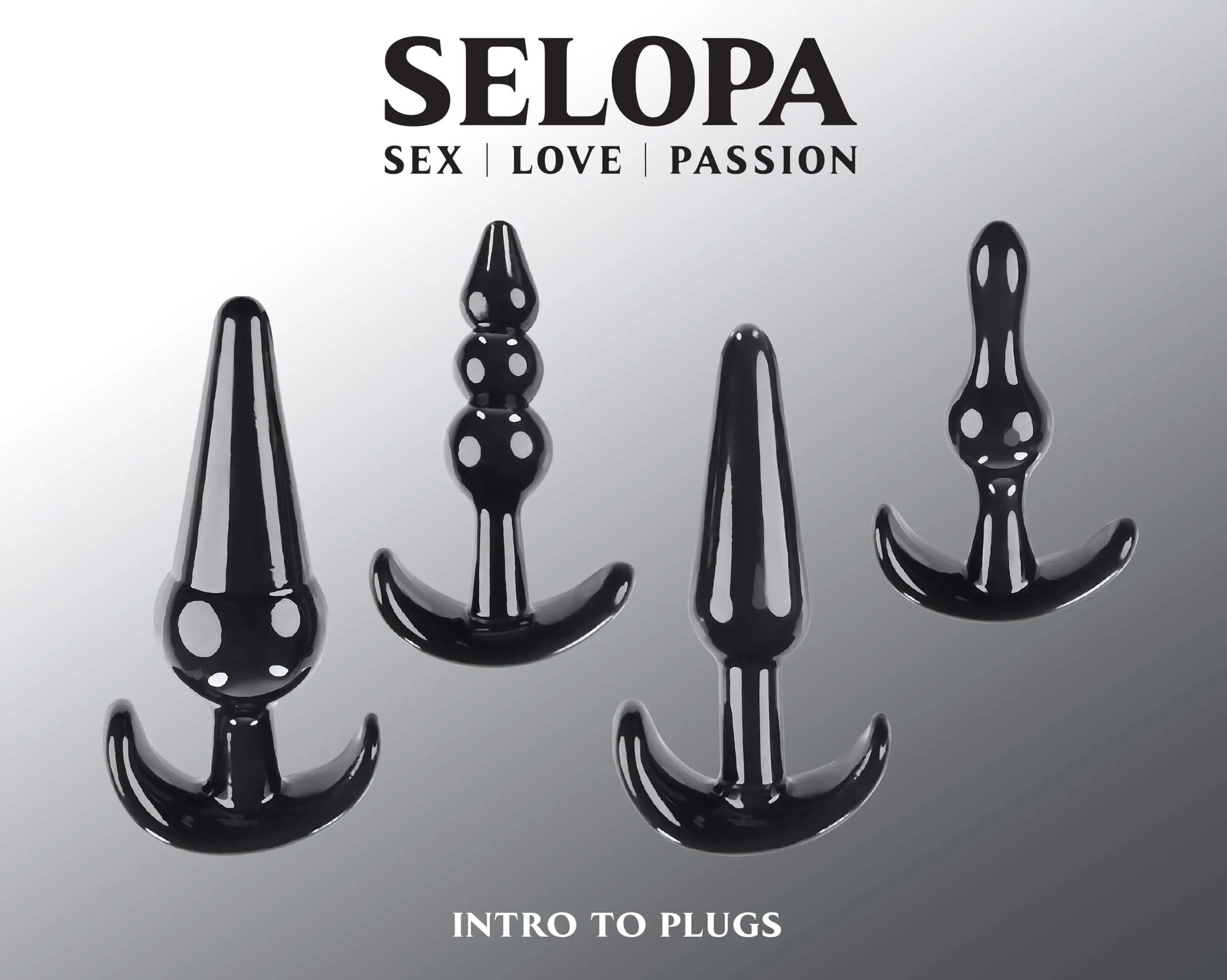 Intro to Plugs Anal Training Kit - Black