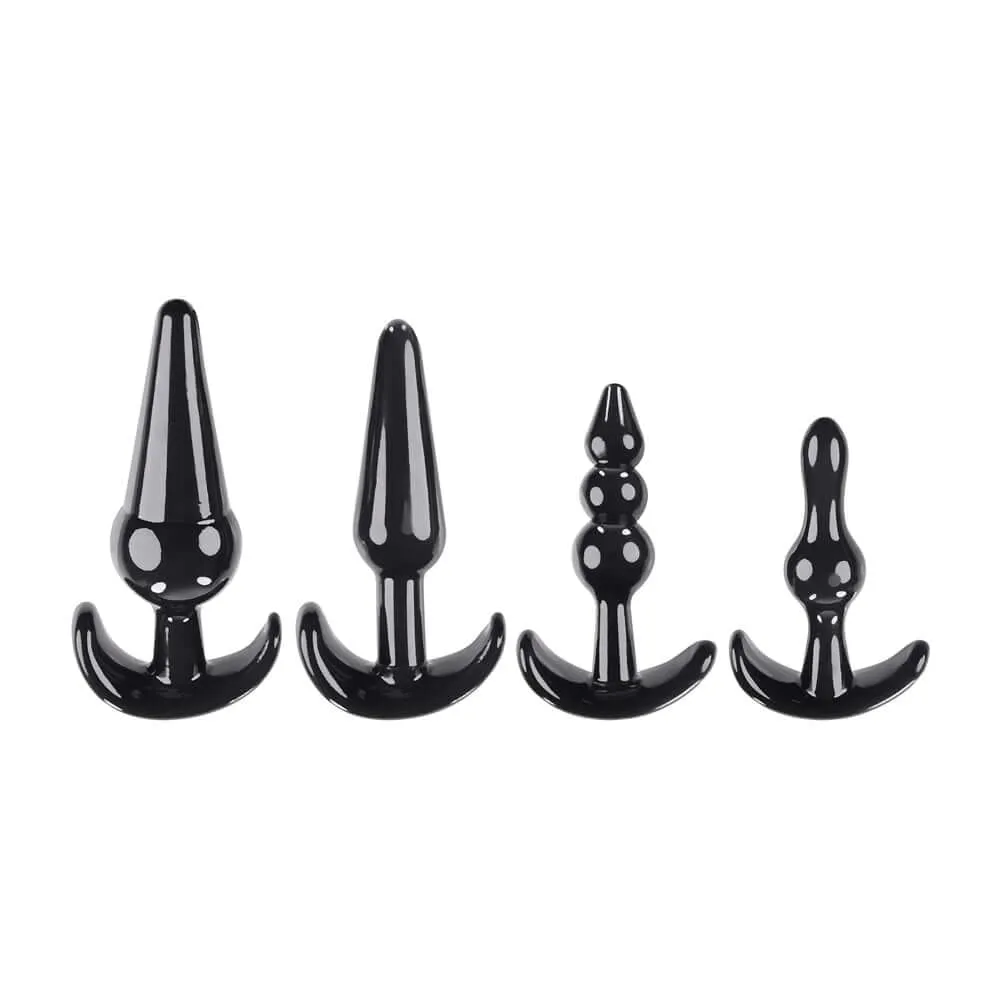 Intro to Plugs Anal Training Kit - Black