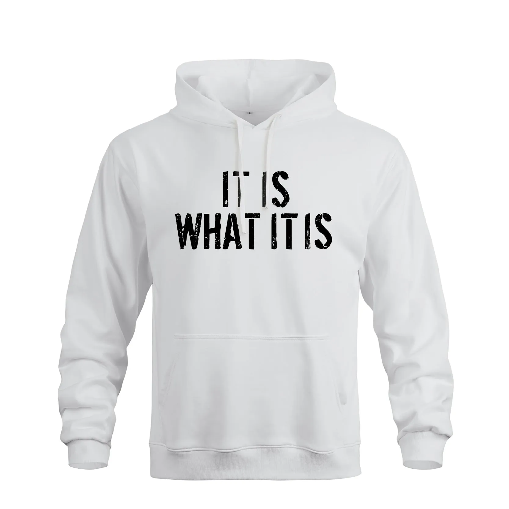 IT IS WHAT IT IS POCKET HOODIE