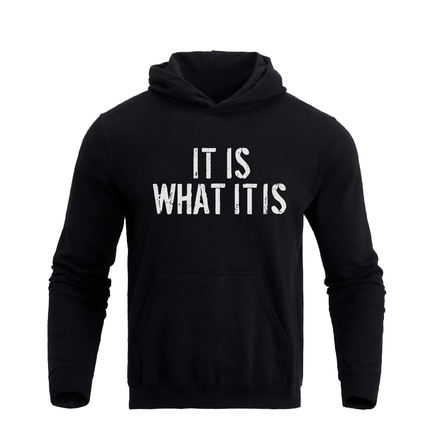 IT IS WHAT IT IS POCKET HOODIE
