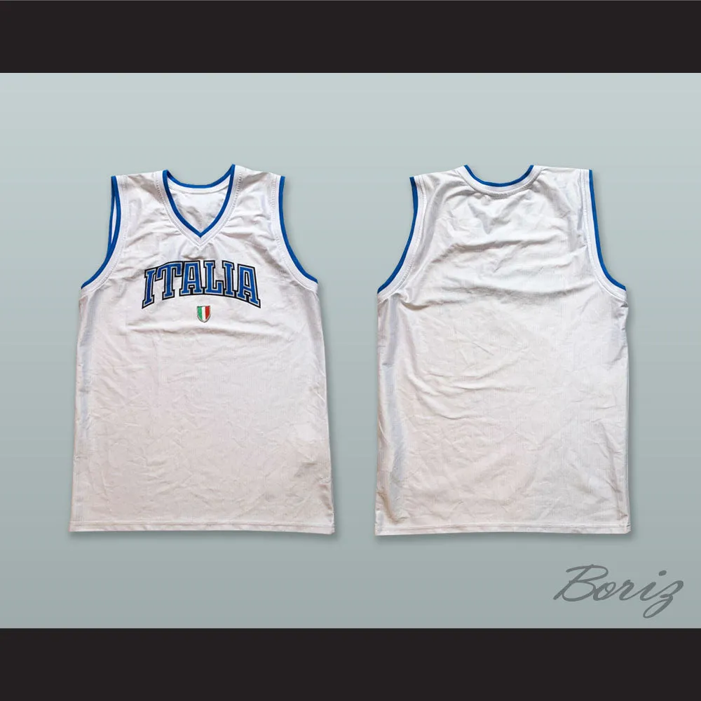Italia White Basketball Jersey