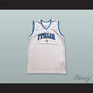 Italia White Basketball Jersey