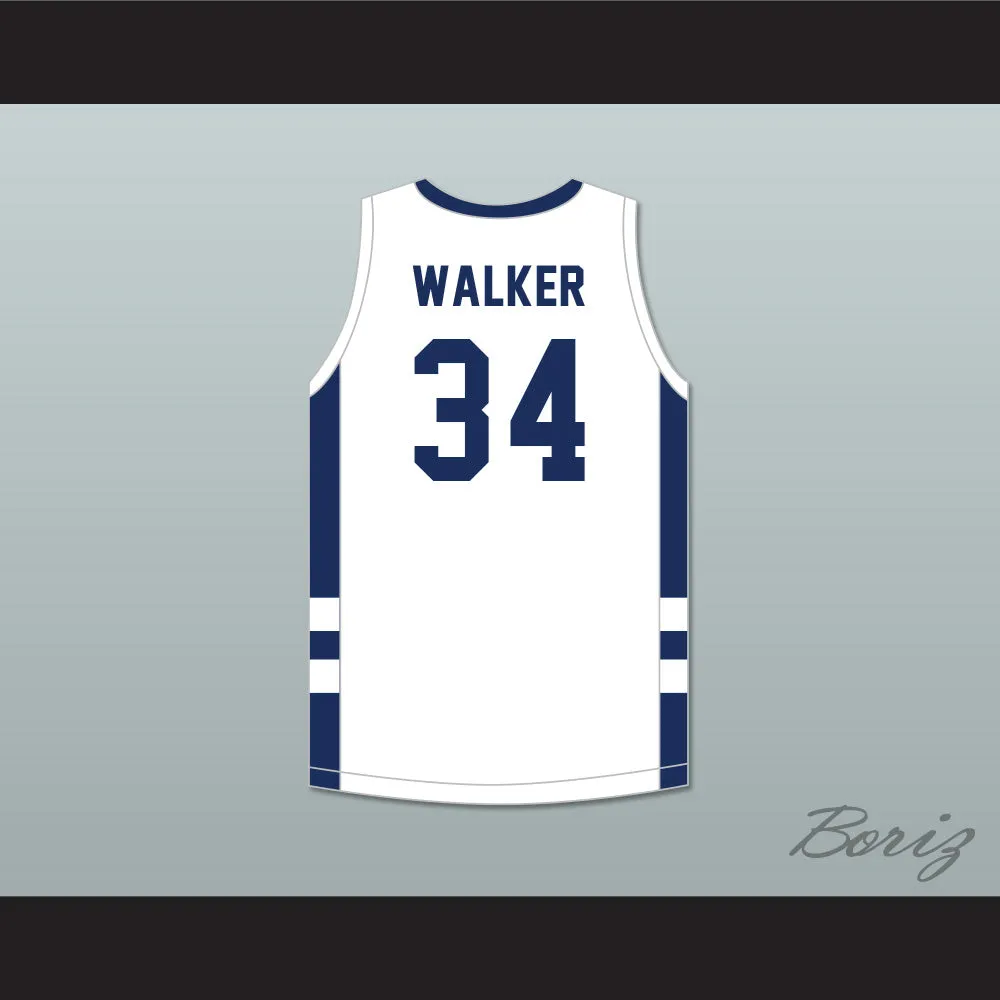 Jabari Walker 34 Campbell Hall School Vikings White Basketball Jersey 2