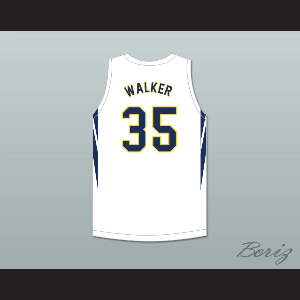 Jabari Walker 34 Campbell Hall School Vikings White Basketball Jersey 4