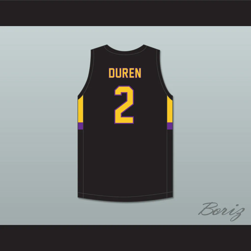 Jalen Duren 2 Montverde Academy Eagles Black Basketball Jersey 2