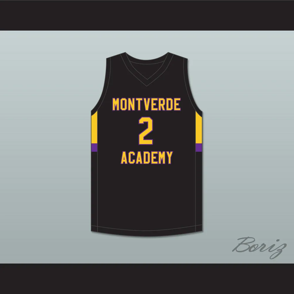 Jalen Duren 2 Montverde Academy Eagles Black Basketball Jersey 2