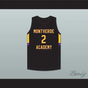 Jalen Duren 2 Montverde Academy Eagles Black Basketball Jersey 2