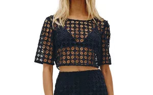Jennie Short Sleeve Blouse-Emny Long Skirt ::RET