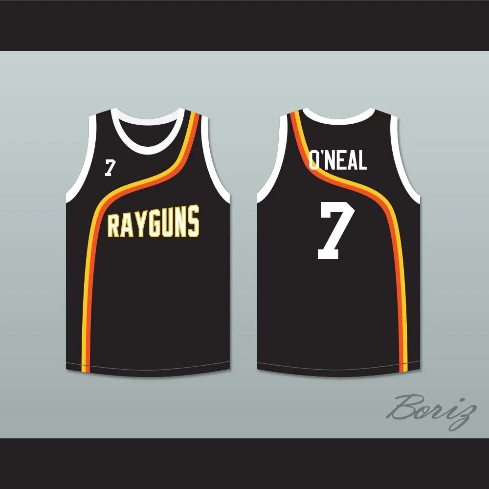 Jermaine O’Neal 7 Roswell Rayguns Black Basketball Jersey