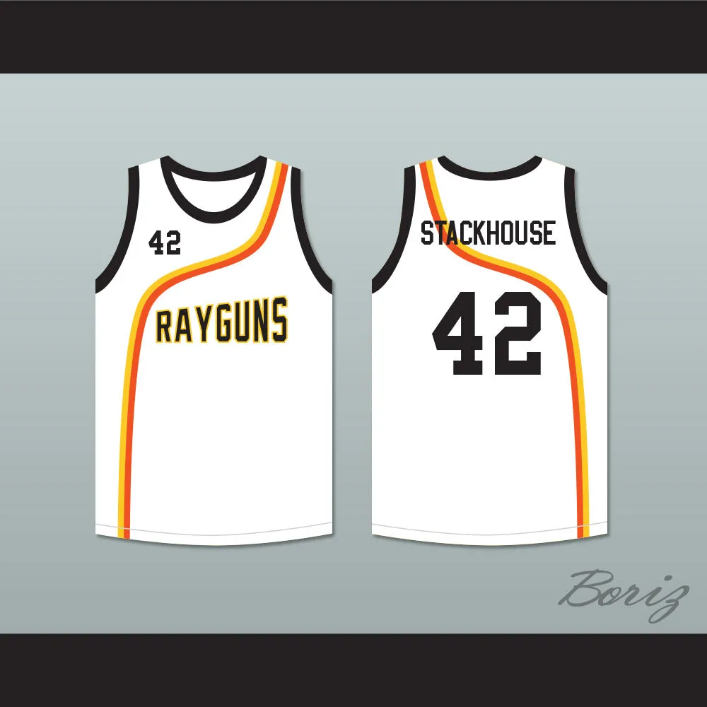 Jerry Stackhouse 42 Roswell Rayguns White Basketball Jersey