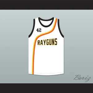 Jerry Stackhouse 42 Roswell Rayguns White Basketball Jersey