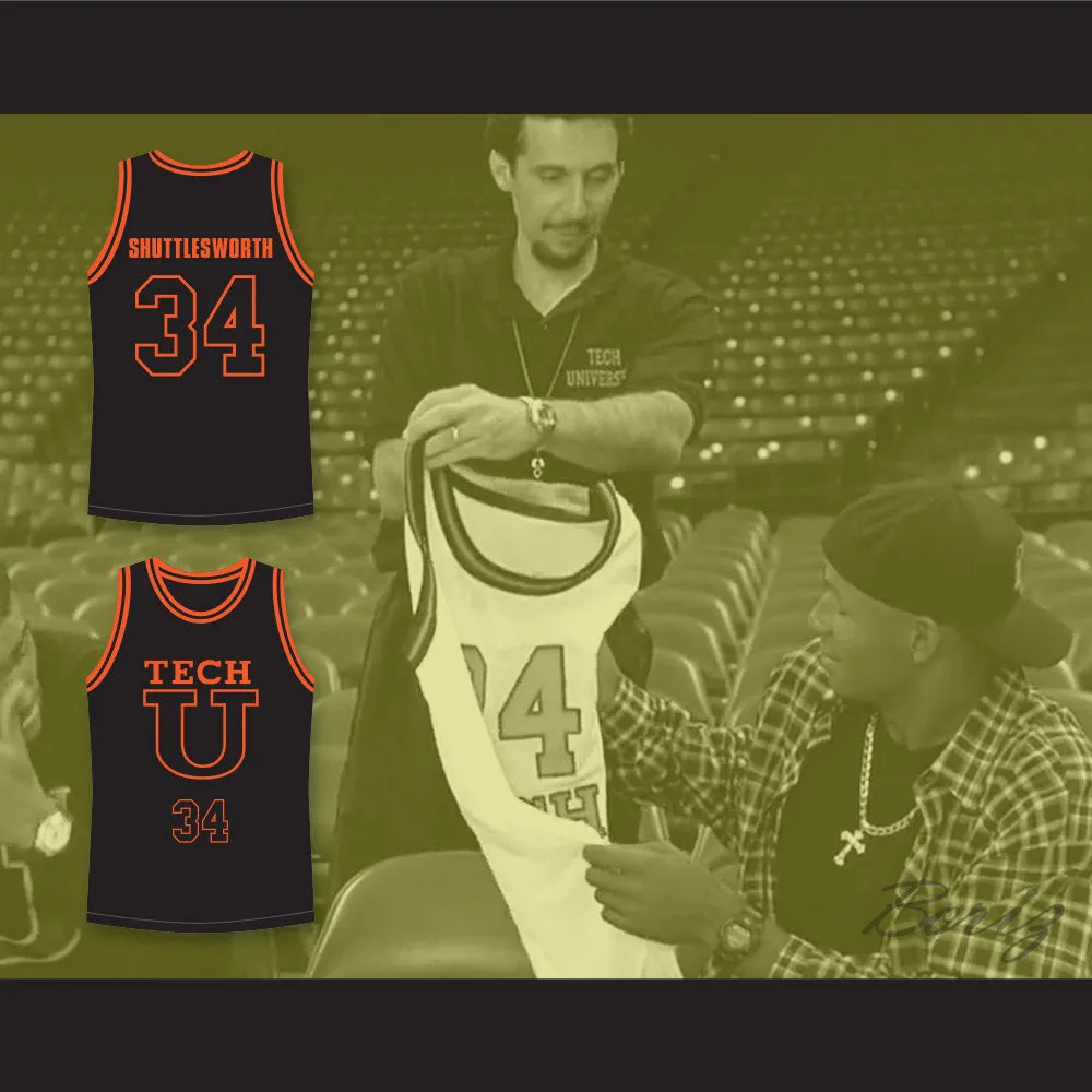 Jesus Shuttlesworth 34 Tech U Away Basketball Jersey He Got Game