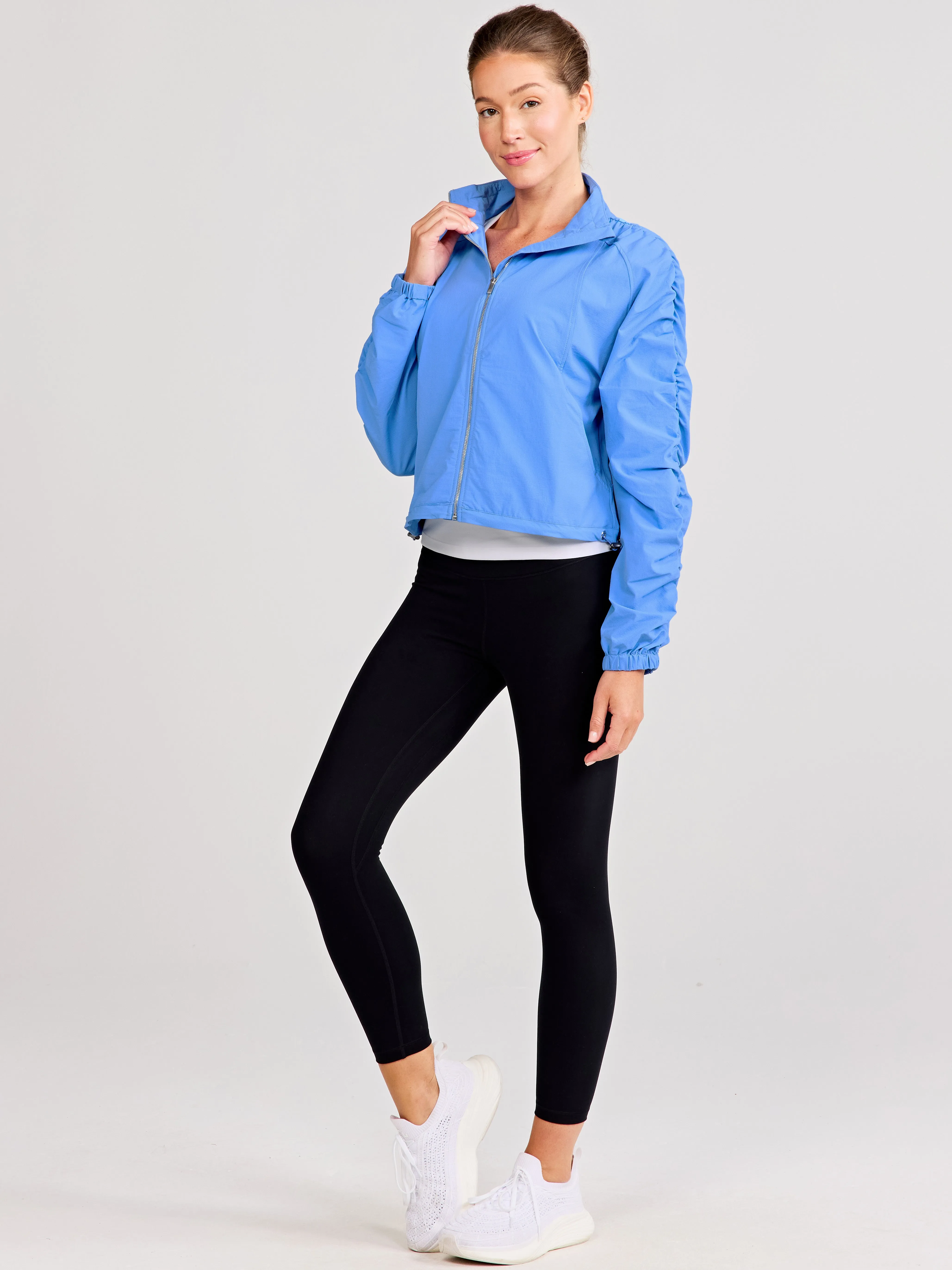 Jet Set Ruched Windbreaker
