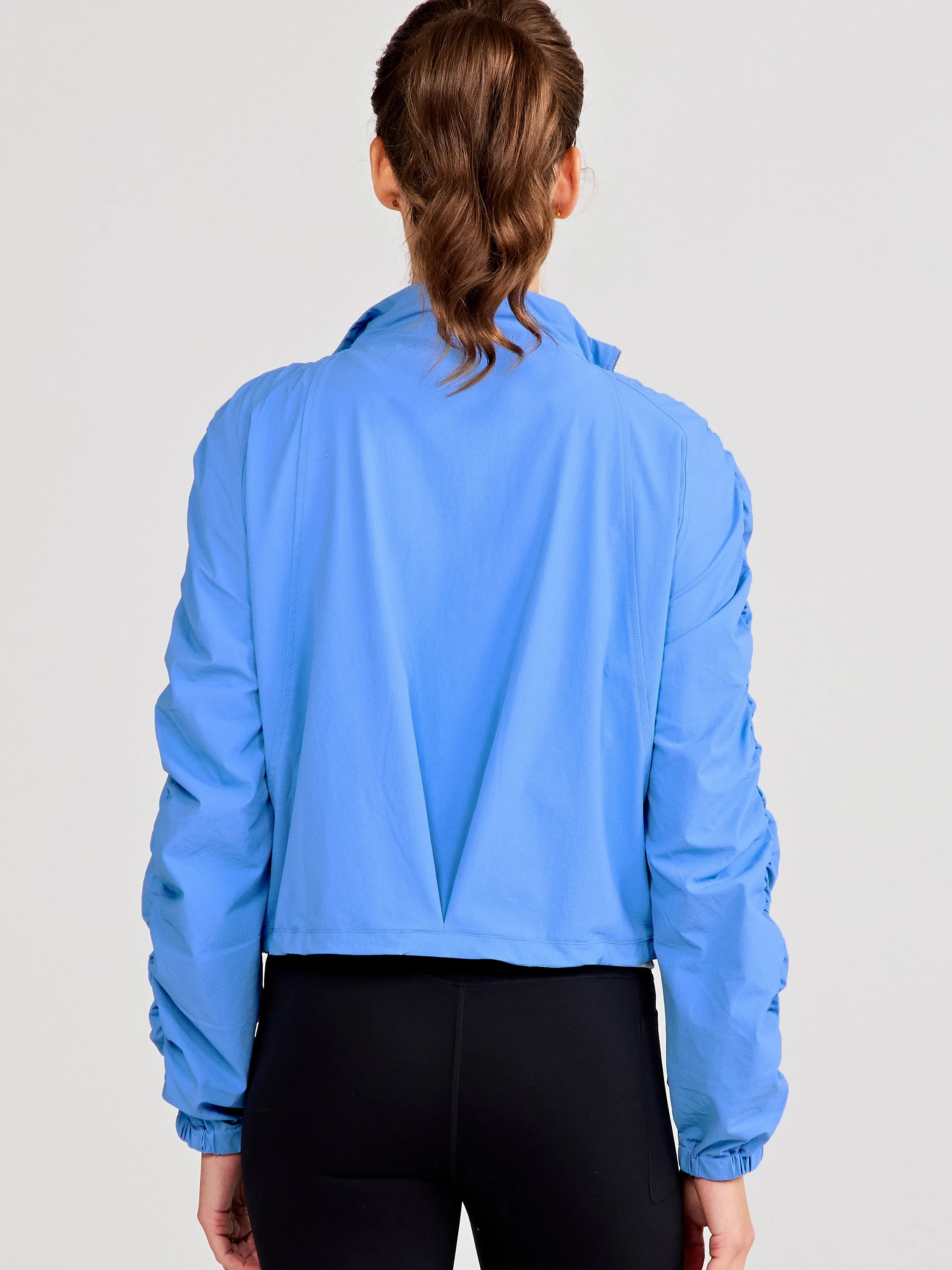 Jet Set Ruched Windbreaker