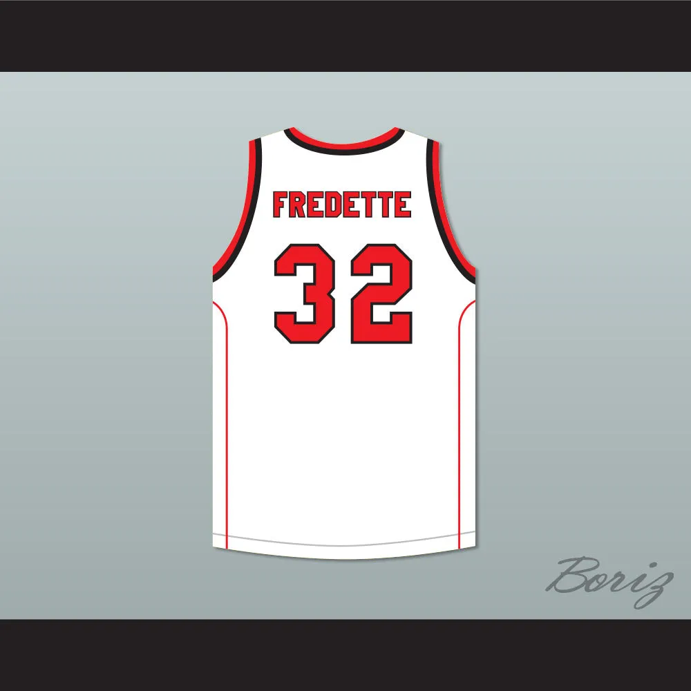 Jimmer Fredette 32 Glens Falls Indians Home Basketball Jersey with Patch