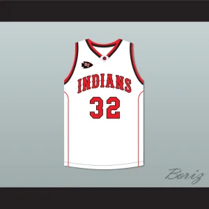 Jimmer Fredette 32 Glens Falls Indians Home Basketball Jersey with Patch