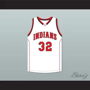 Jimmer Fredette 32 Glens Falls Indians White Basketball Jersey