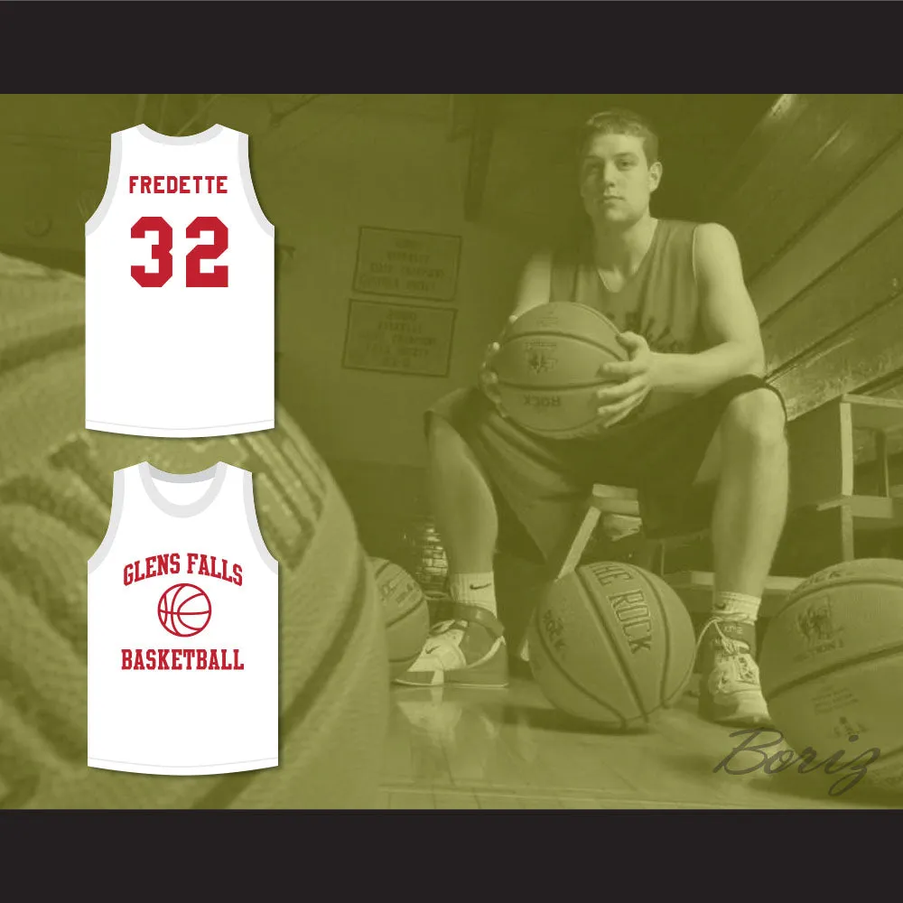 Jimmer Fredette 32 Glens Falls Indians White Practice Basketball Jersey